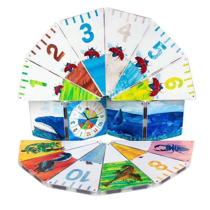 Magna-Tiles Eric Carle Collection - Hungry Caterpillar/Brown Bear/Grouchy Ladybug