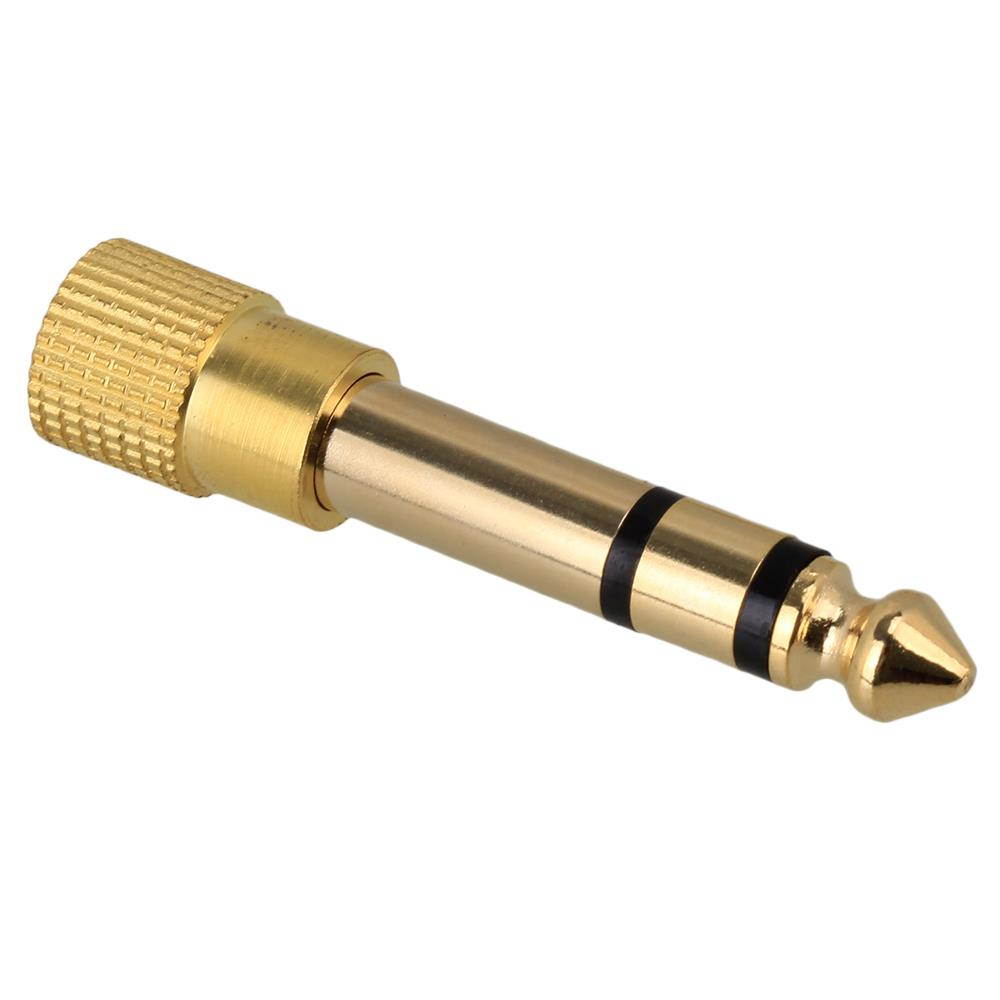 10 x 1/8 3.5mm Female to 6.5mm 1/4 Male Stereo Audio Plug Headphone Adapter