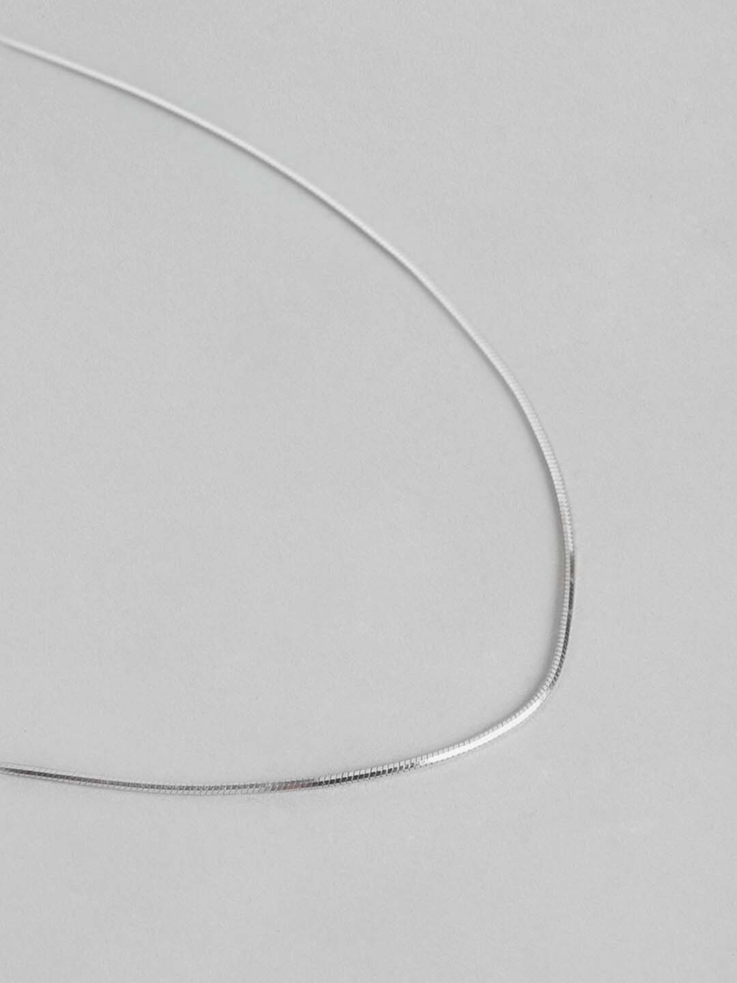 Zavya 925 Silver Serpentine Snake Chain for Women