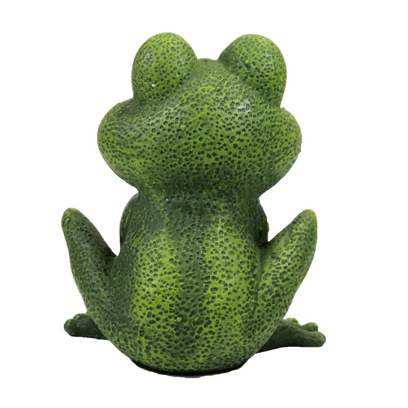 Home & Garden 6.0" Mini Frog Painted Critter Landscape Accent Roman, Inc  -  Outdoor Sculptures And Statues