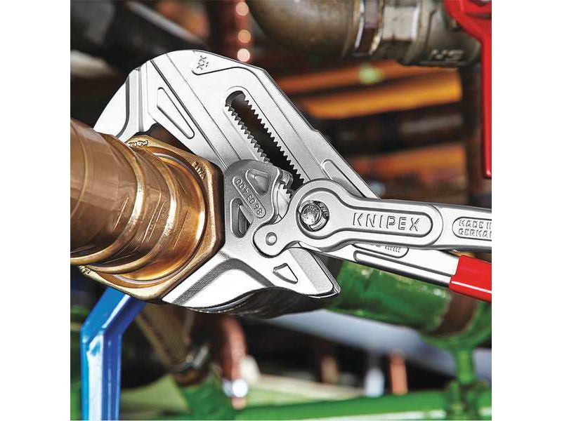 KNIPEX 86 03 400 16" Pliers Wrench XL, Plastic Grip
