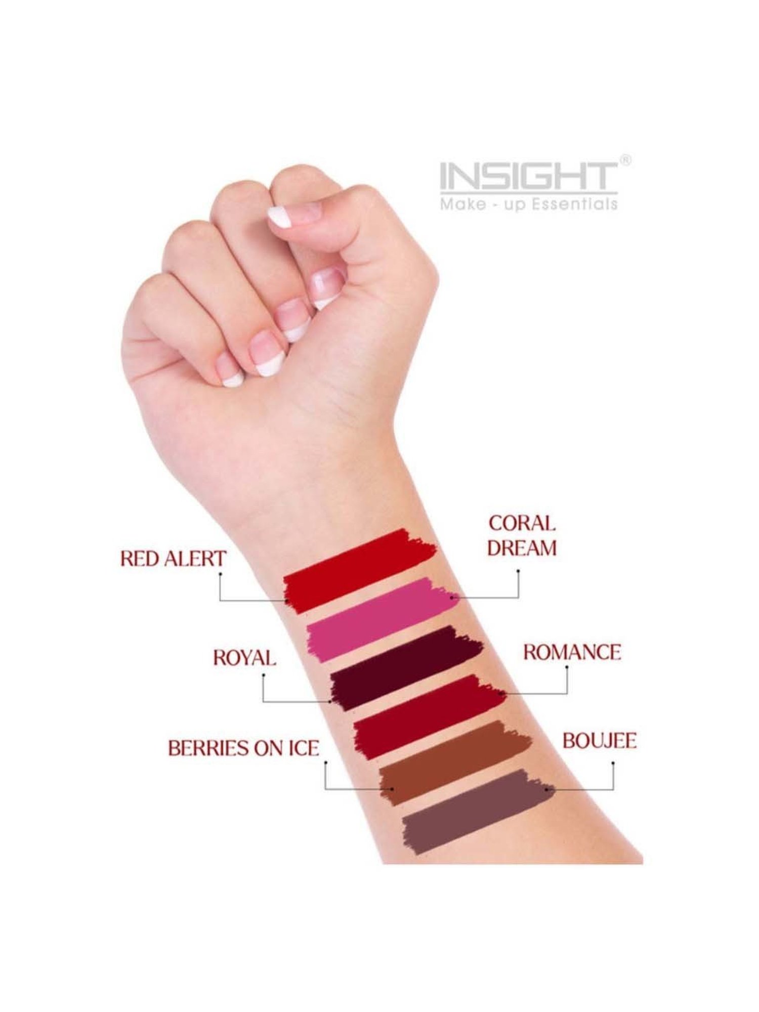 Insight Cosmetics Non Transfer Lipcolor - Set of 6