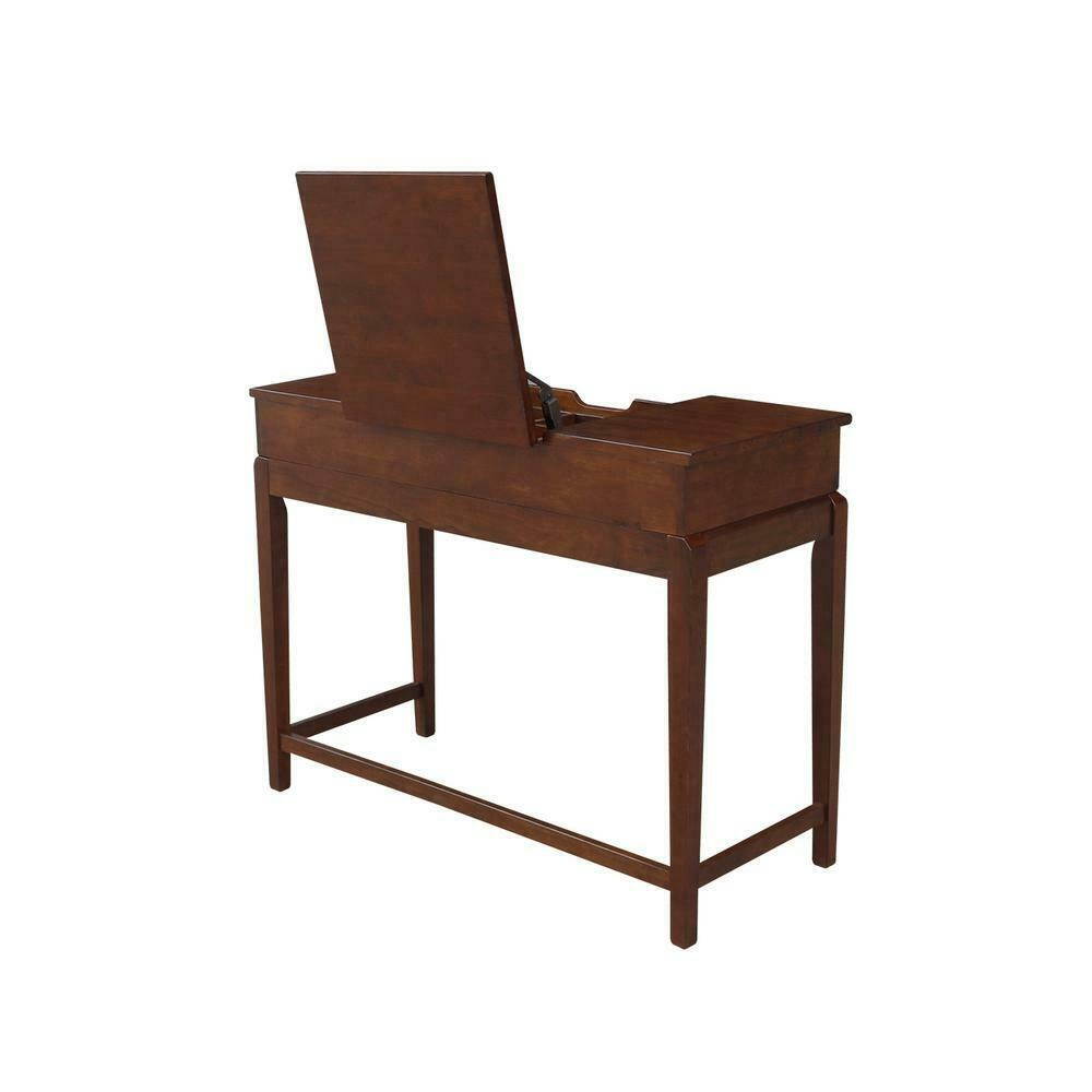 International Concepts DT581-2 31.5 x 40.2 x 17.1 in. Vanity Table, Espresso