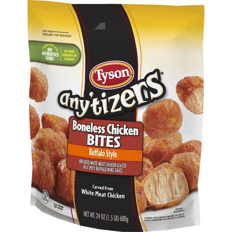 Tyson Any'tizers Buffalo Style Boneless Chicken Bites - Frozen - 24oz