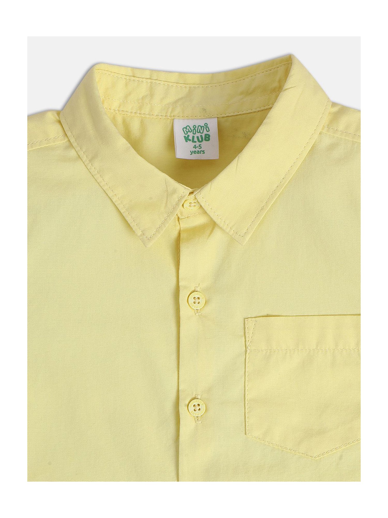 MINIKLUB Kids Yellow Printed Shirt