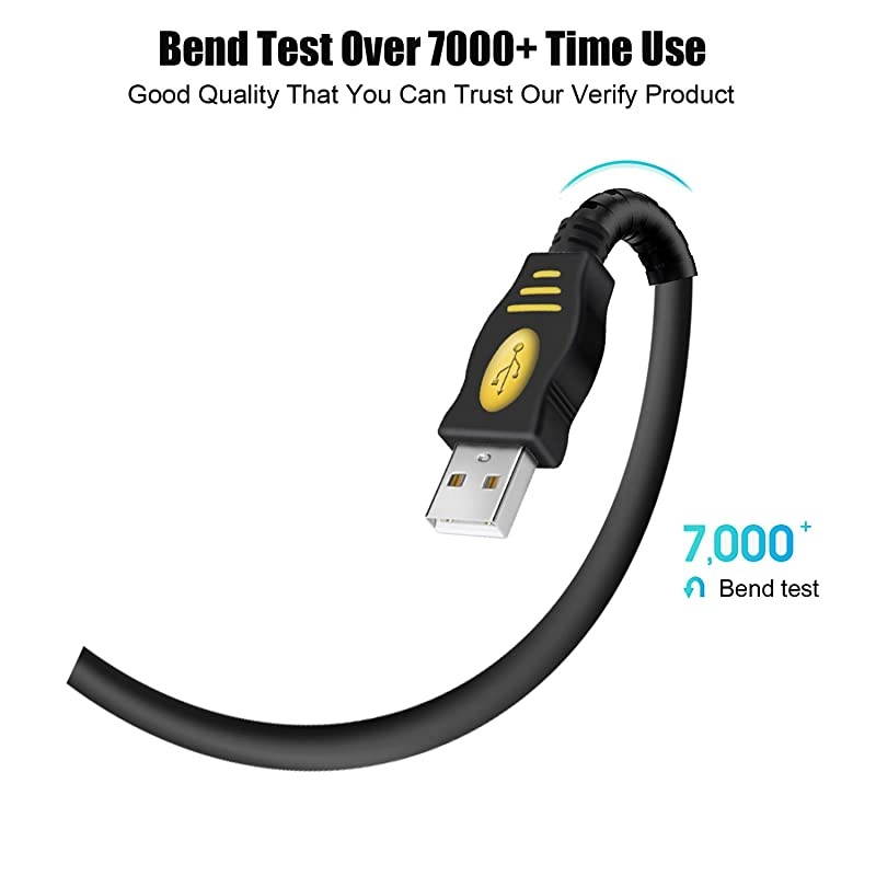 USB Splitter Cable Male to 2 Female Adapter  1 in 2 Out USB Hub Y Splitter Cable