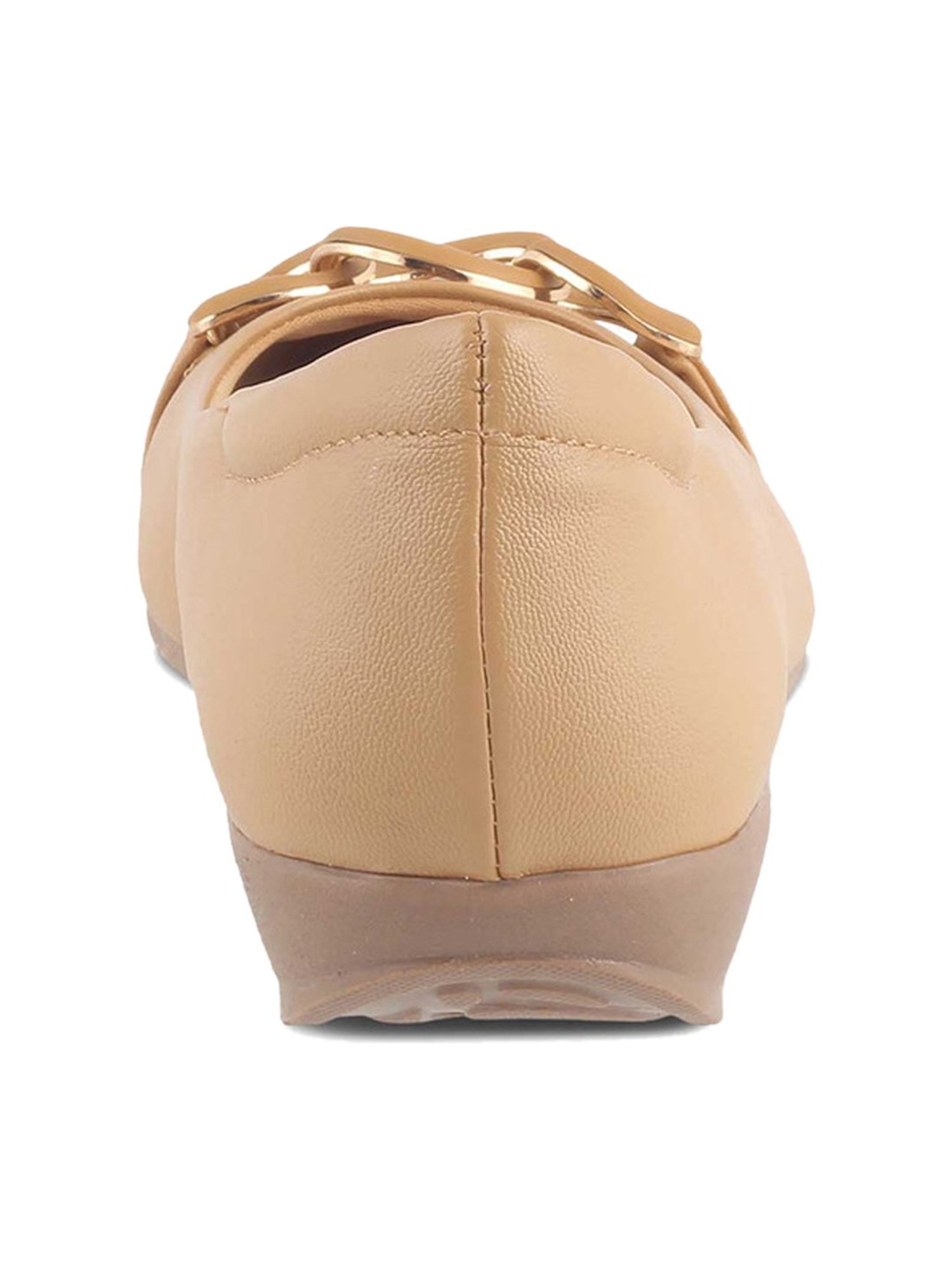 Tresmode Women's Beige Flat Ballets