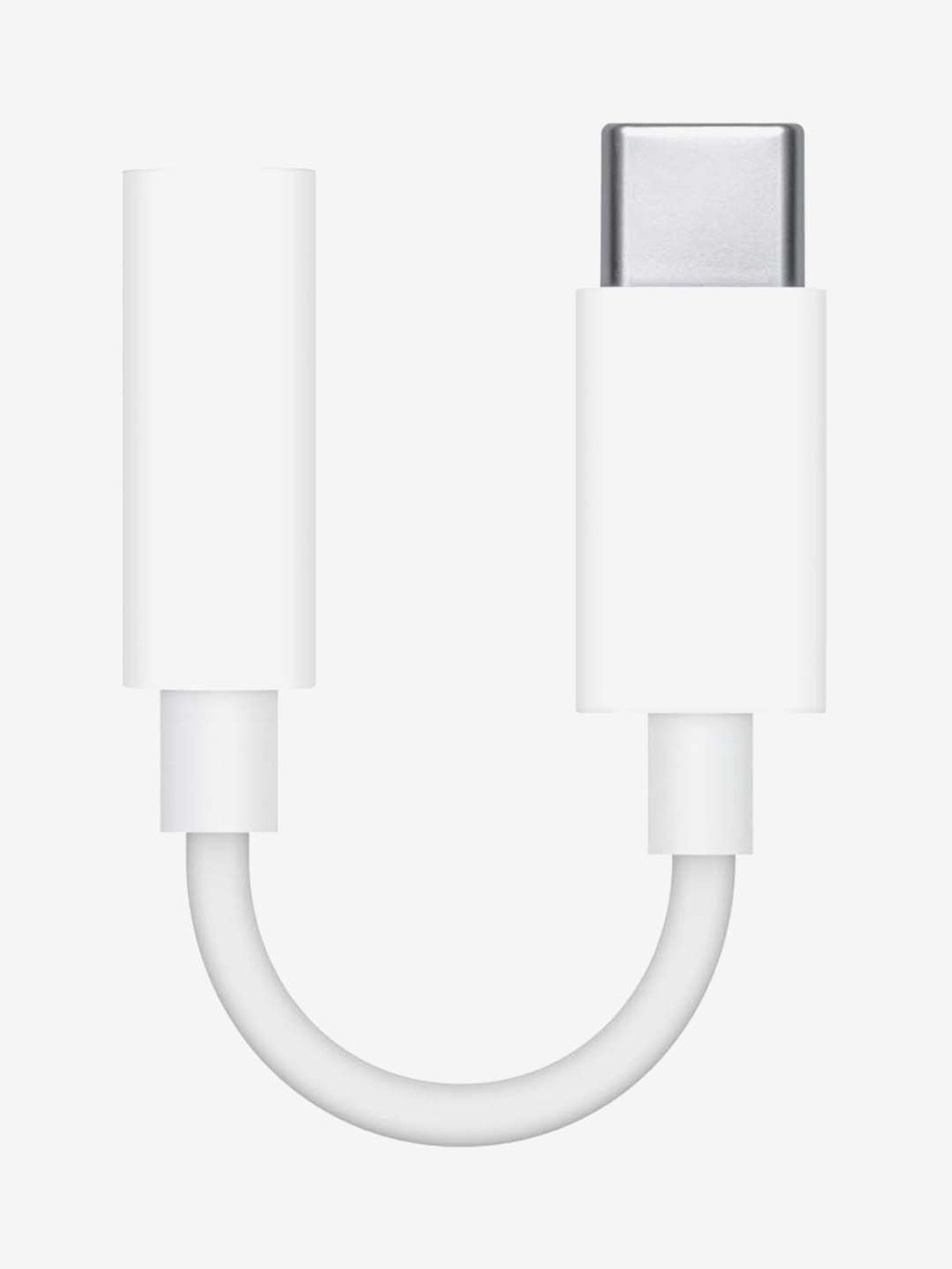 Apple USB-C to 3.5mm Headphone Jack Adapter (MU7E2ZM/A, White)