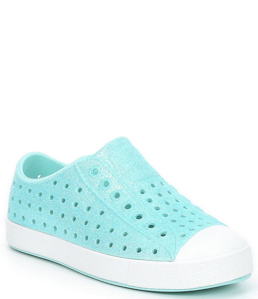 Native Girls' Jefferson Bling Glitter Slip-On Sneakers (Youth)