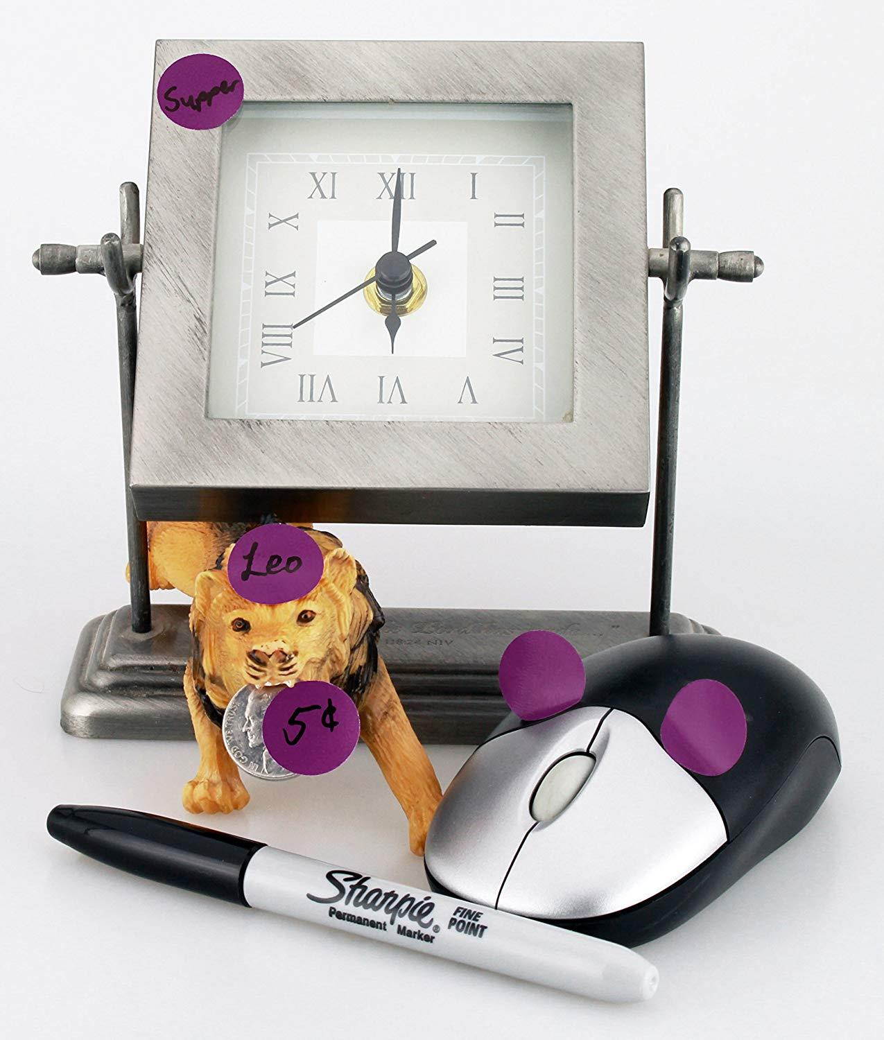 ChromaLabel 3/4 inch Color-Code Dot Labels | 1,000/Roll (Purple)