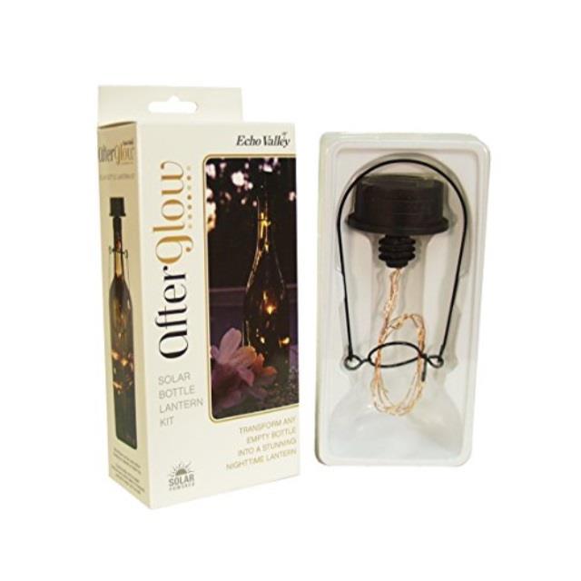 echo valley 4579 afterglow solar bottle lantern kit