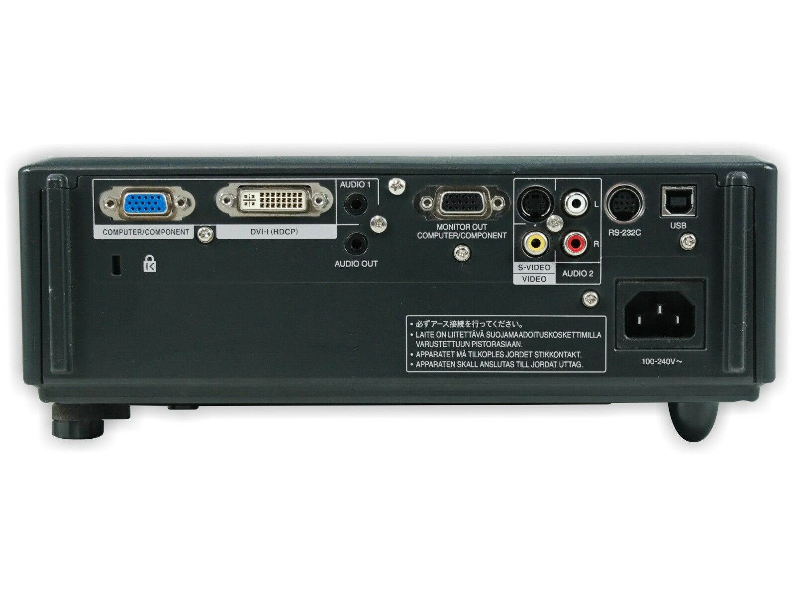 Sharp PG-F261X DLP Projector 2600 ANSI Lumens 1024 x 768 HD HDMI-adapter Home Theater with Accessories bundle