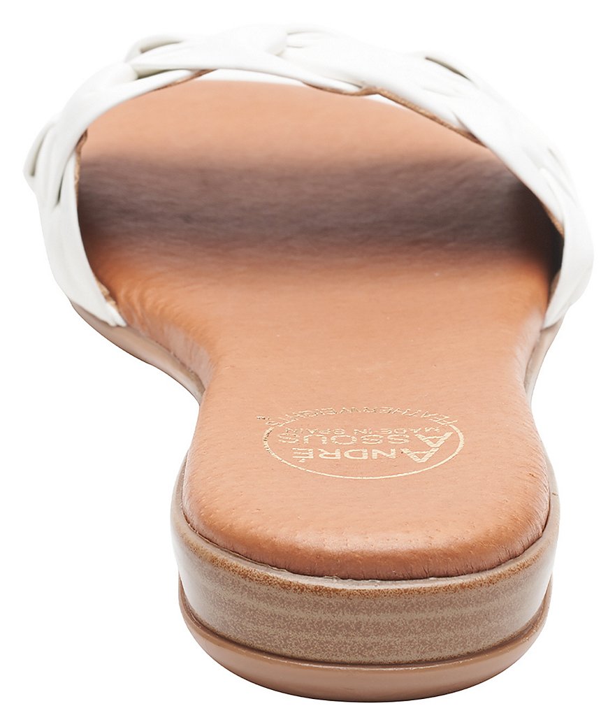 Andre Assous Nicki Featherweights&trade; Woven Leather Slide Sandals