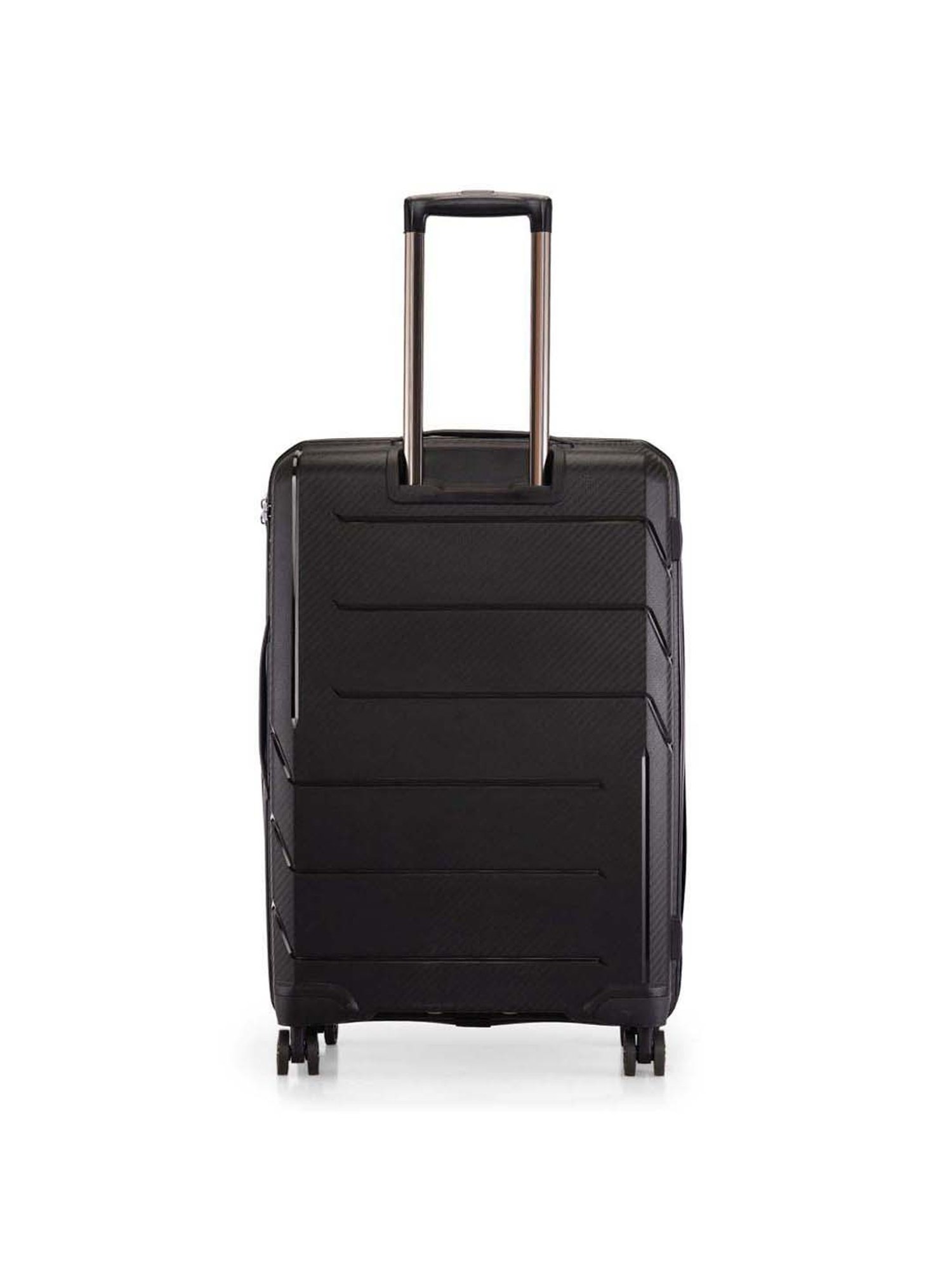 Swiss Brand Matterhorn Black Medium Hard Trolley Bag - 25 cm