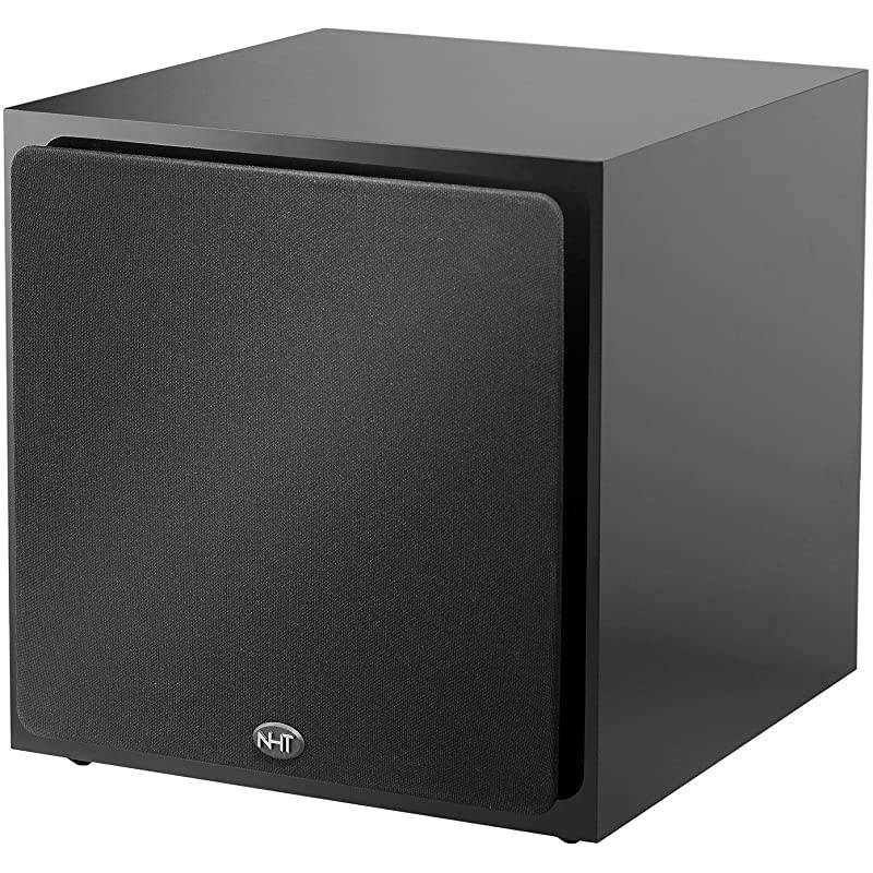 SS-10 10-inch Long Throw 250 W Powered Subwoofer | Sealed Box | Deep Musical Bass | High Gloss Black Laminate