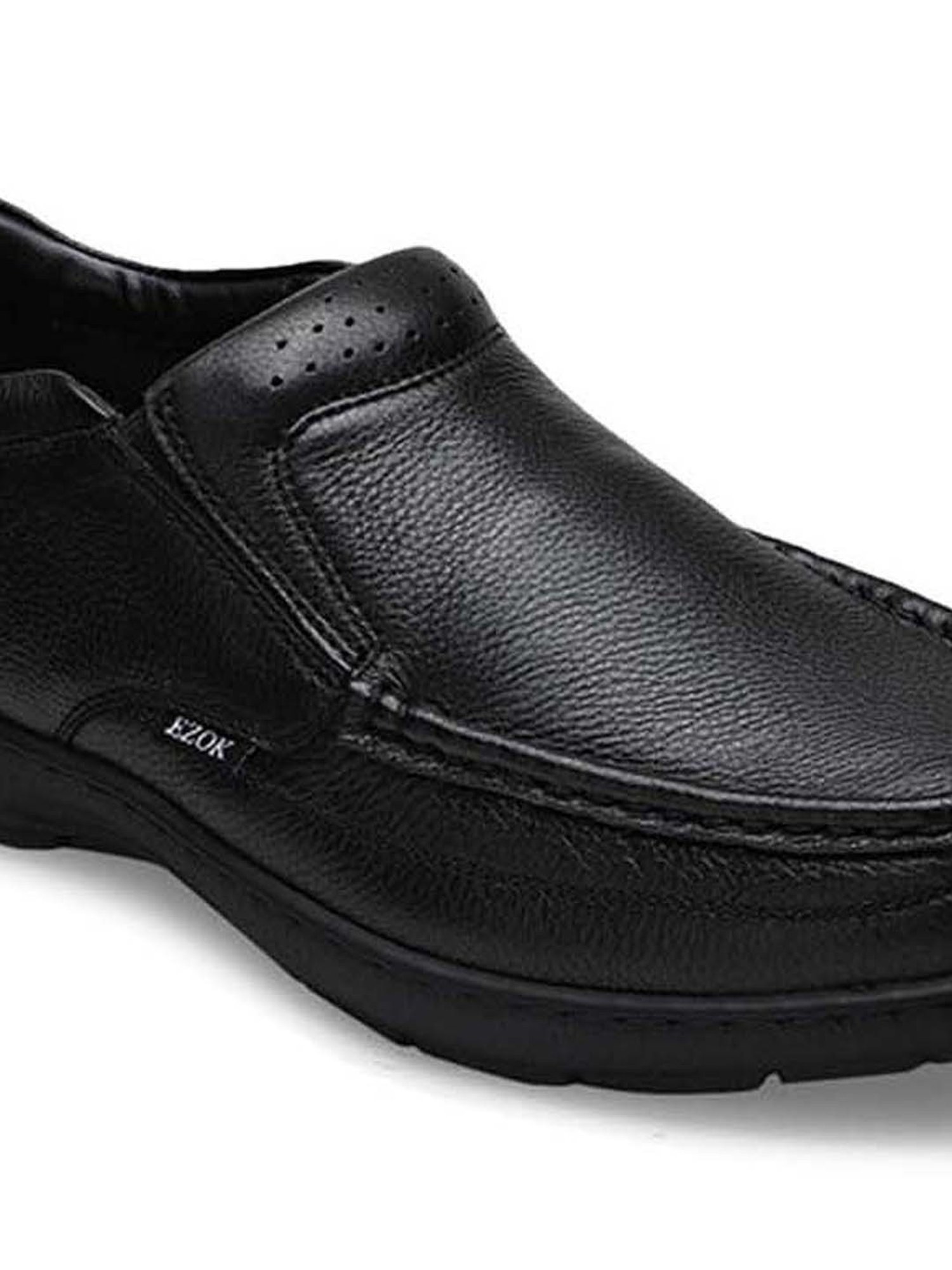 EZOK Men's Black Formal Loafers
