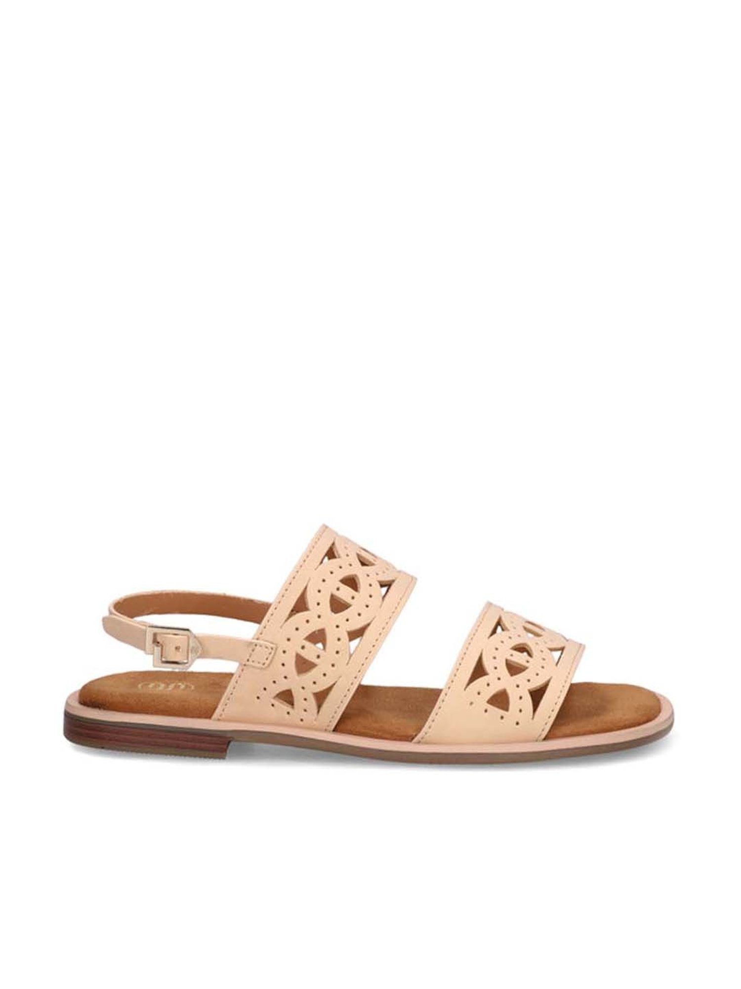 BAGATT Women's Yasha Beige Back Strap Sandals