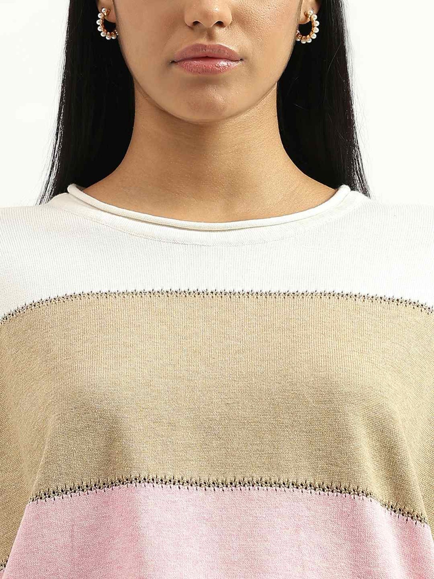 KENDALL + KYLIE Multicolored Printed Hoodie