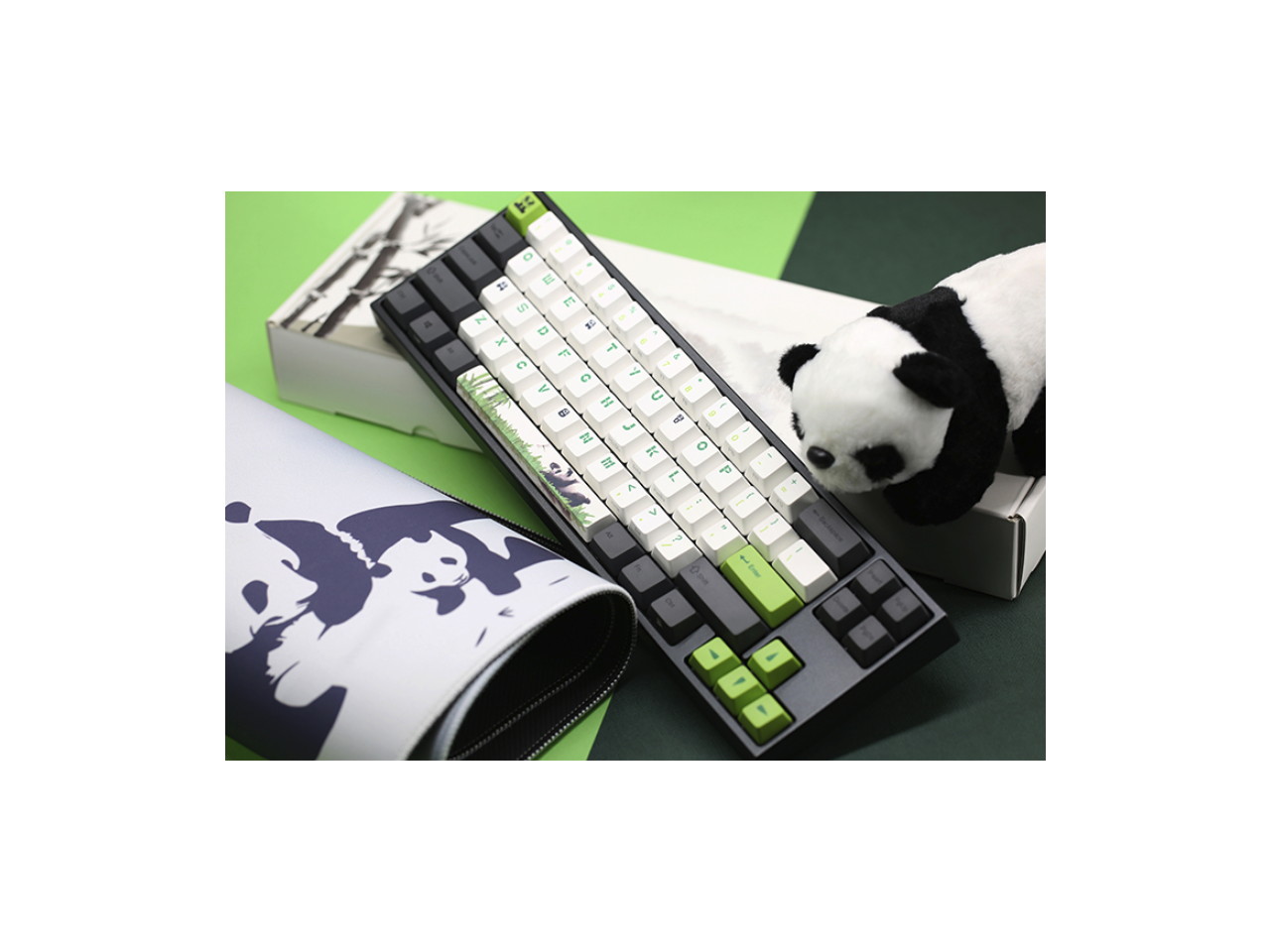 Ducky X Varmilo MIYA Pro Ergonomic Design,Cool Exterior 68 Keys Type-C Cable Detachable Mechanical Gaming  Keyboard For Office And Game- Chinese Hua Dan Verison( No Backlit)