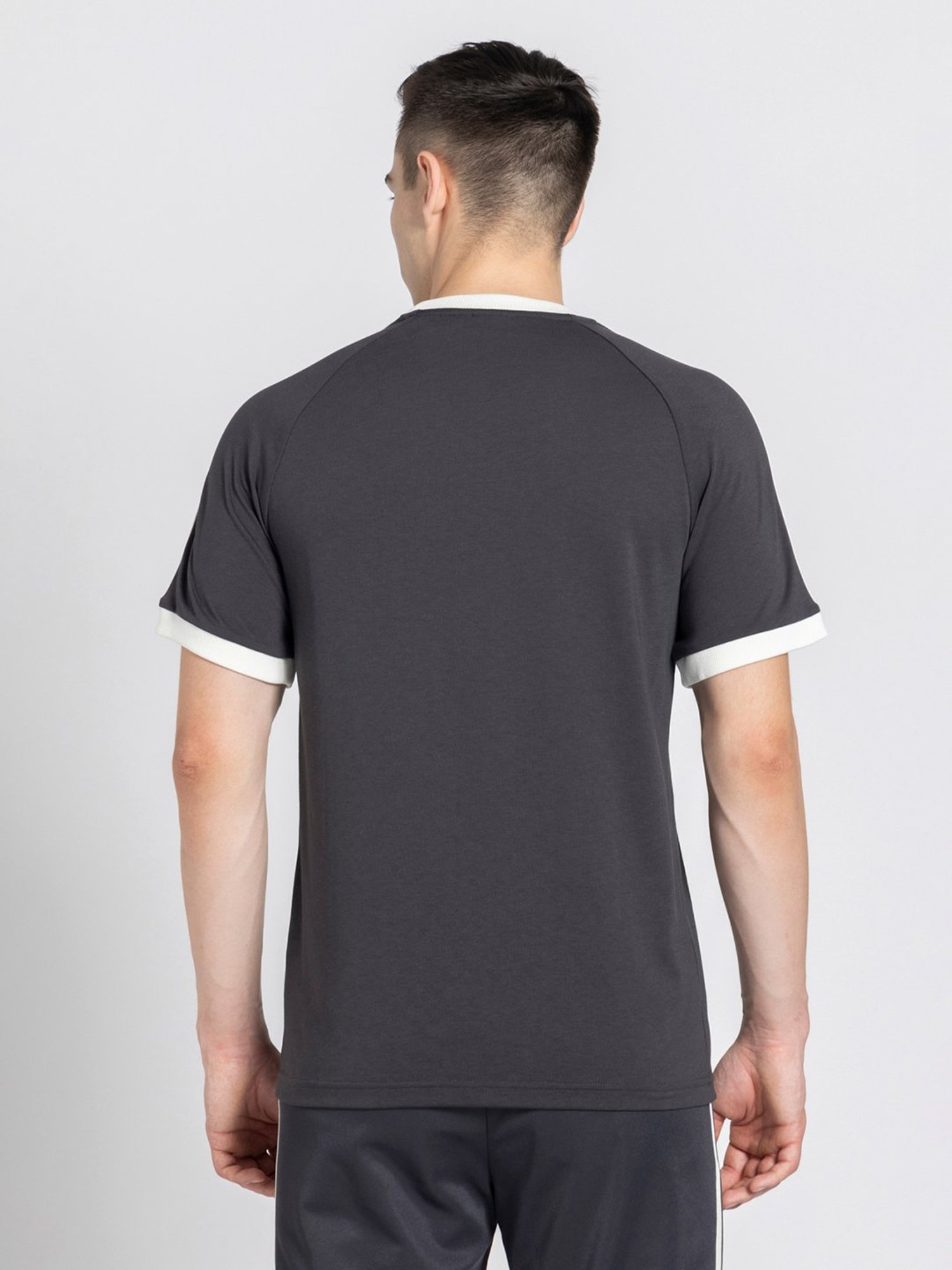 adidas Black Regular Fit Germany Adicolor Classics 3-Striped T-Shirt