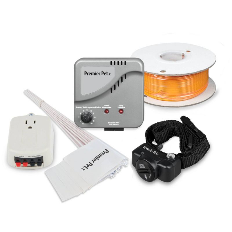 Premier Pet Dog and Cat Pet In-Ground Fence - Black