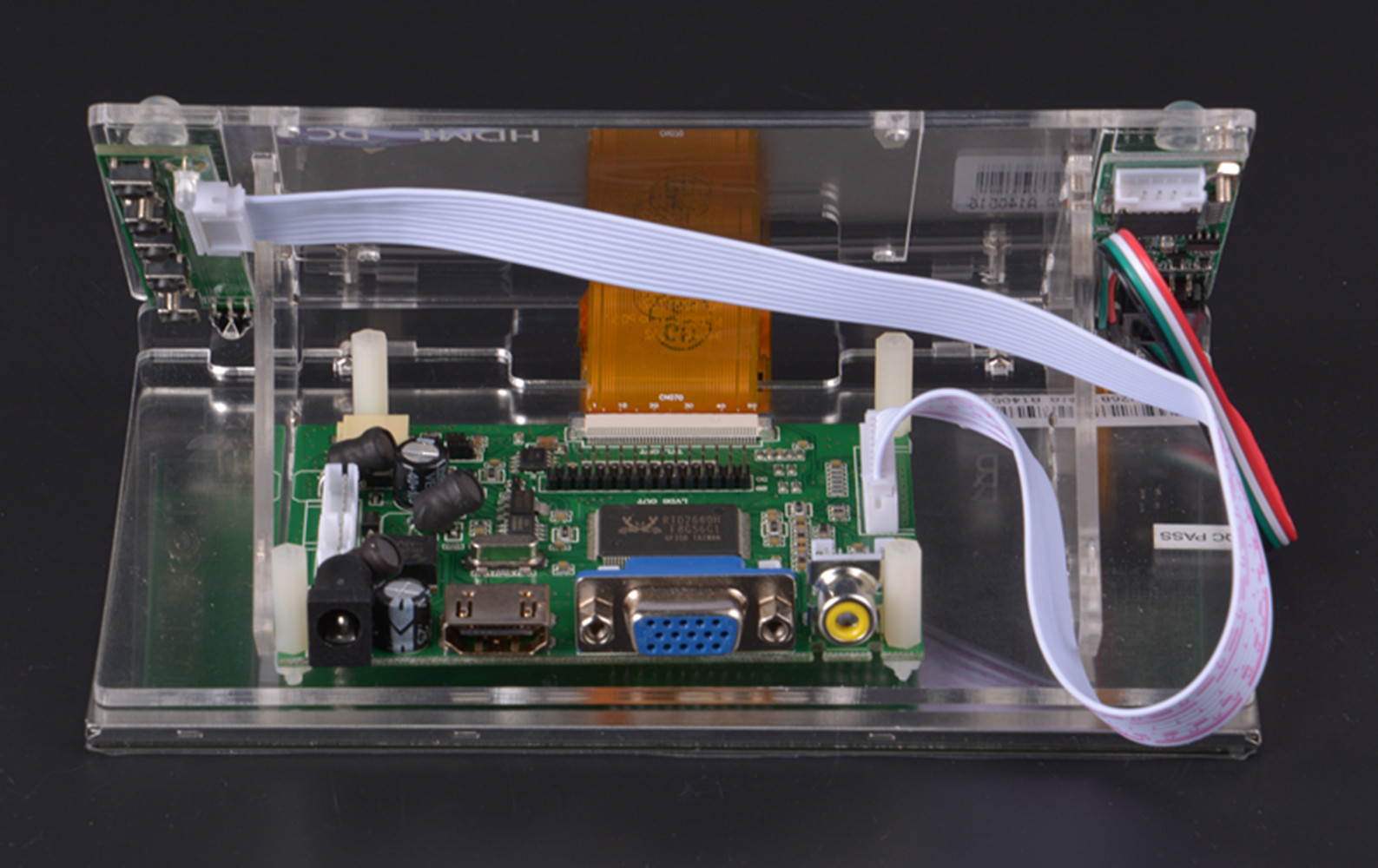 Raspberry Pi 7 inch HDMI HD 1024 * 600 Touch Screen Module Kit With Housing Bracket