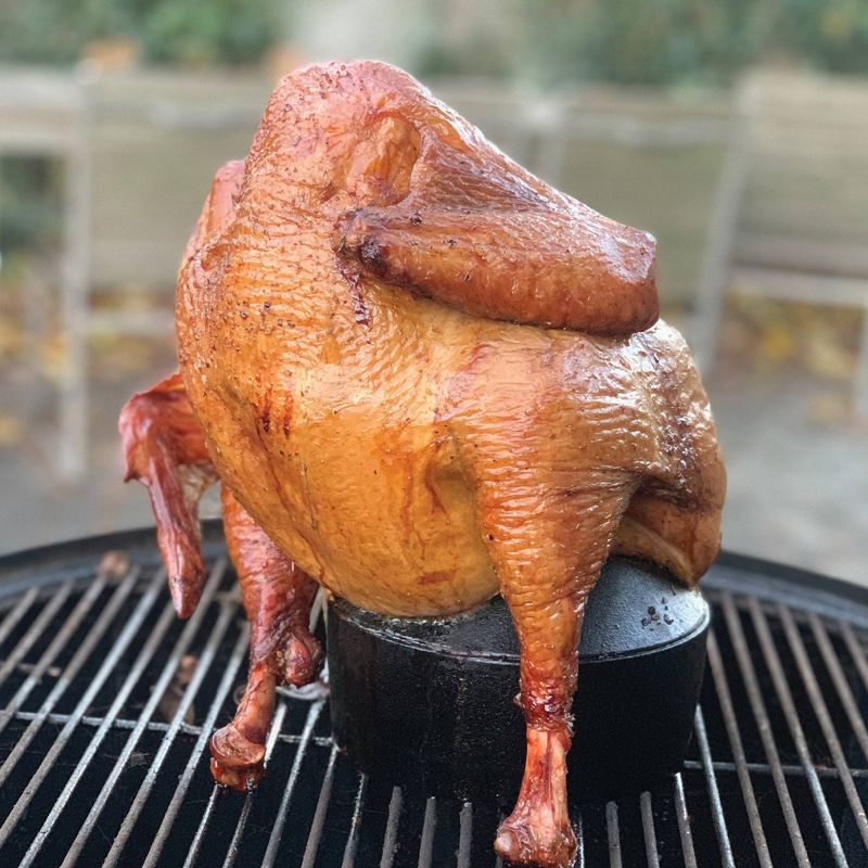 Cast Iron Beer Can Roaster - Outset