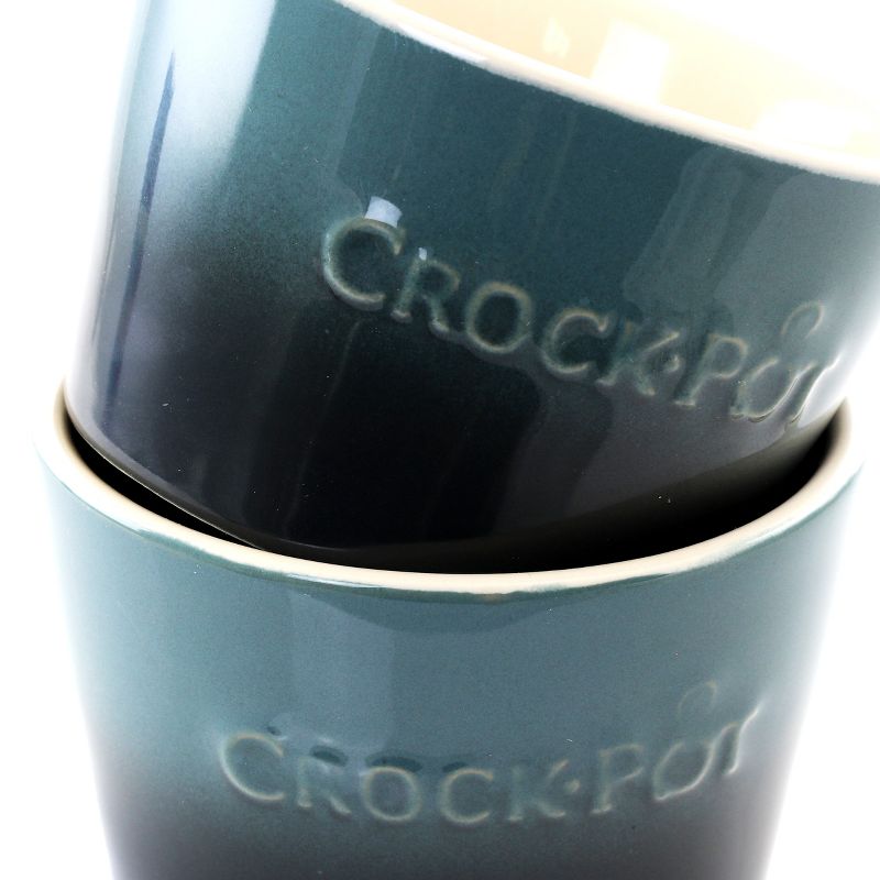 Crock Pot Artisan 2 Piece 8 Ounce Stoneware Ramekin Set in Blue