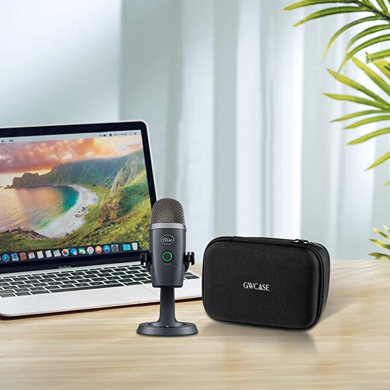 Case Compatible with Blue Yeti Nano Premium USB Mic Carrying Storage Holder Fits for Cables and Other AccessoriesBox Only