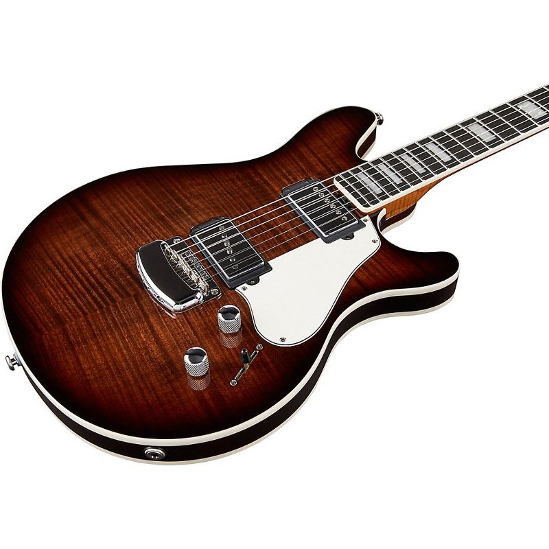 Ernie Ball Music Man Valentine BFR Electric Guitar Trans Walnut