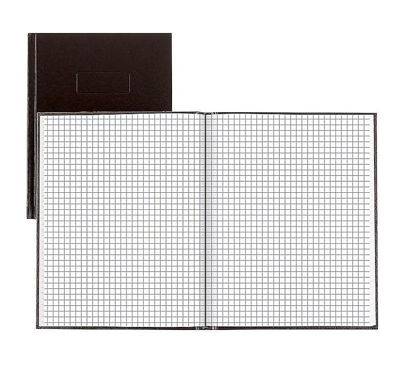 Dominion Blueline, Inc Business Notebooks 4x4 Quad 96 Shts 9-1/4"x7-1/4" Black A9Q