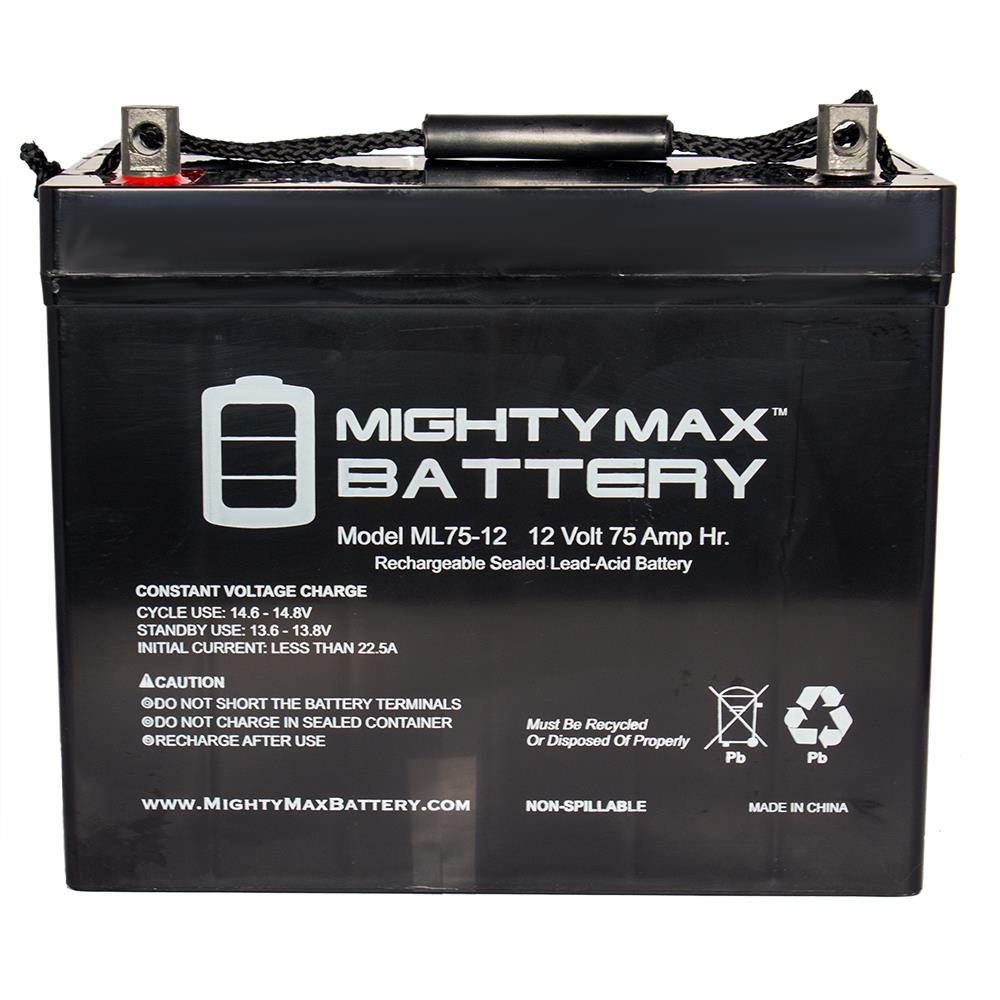 12V 75AH Battery Replacement for CSB GPL12750, GPL 12750
