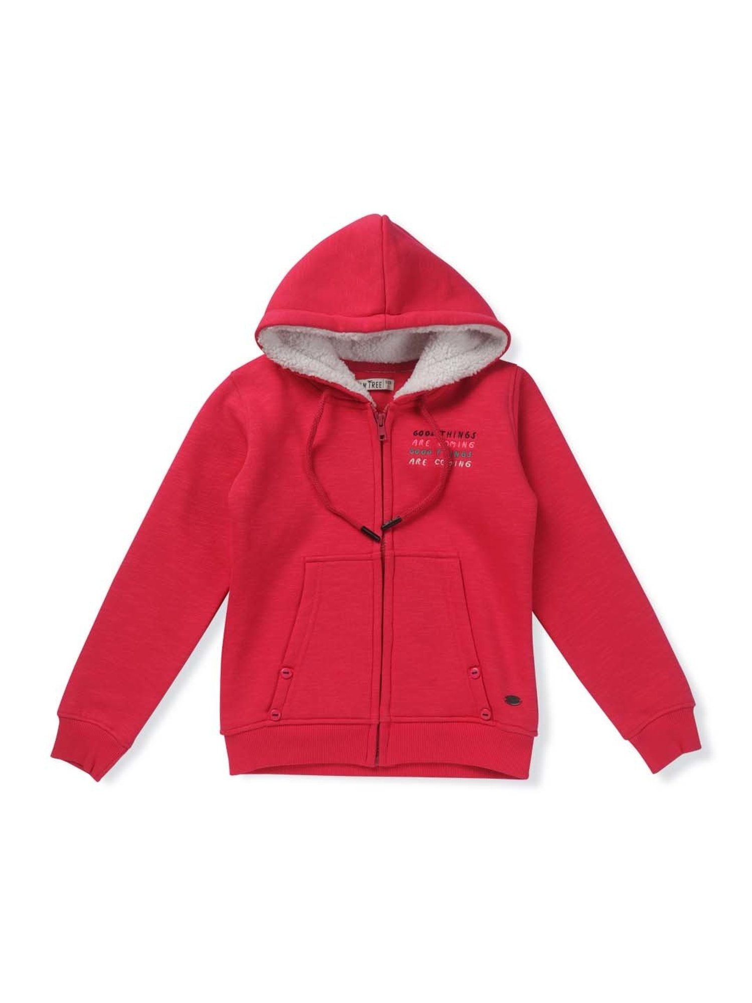 Elle Kids Black Self Pattern Jacket