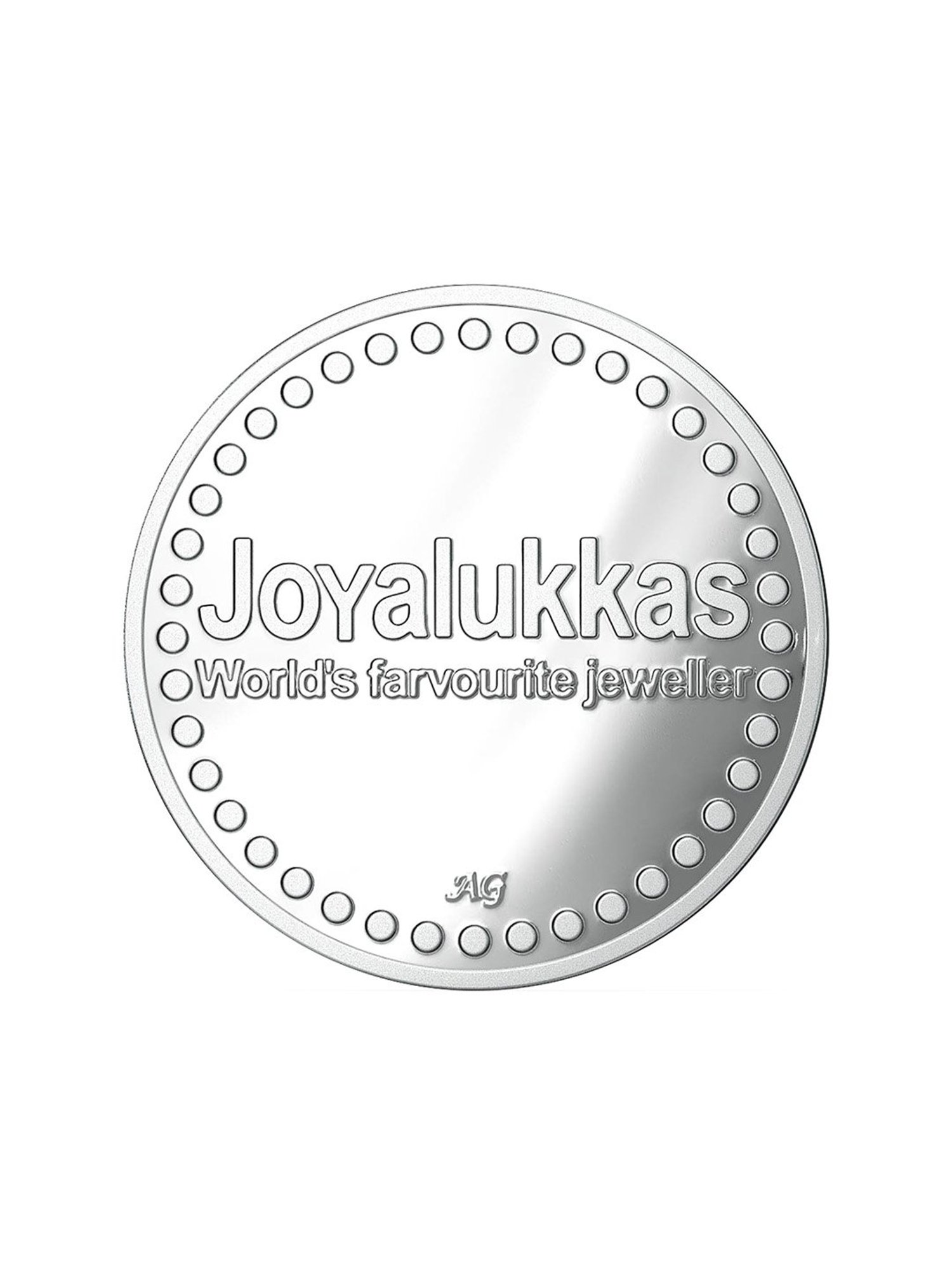Joyalukkas Ganesha 999 20gm Silver Coin