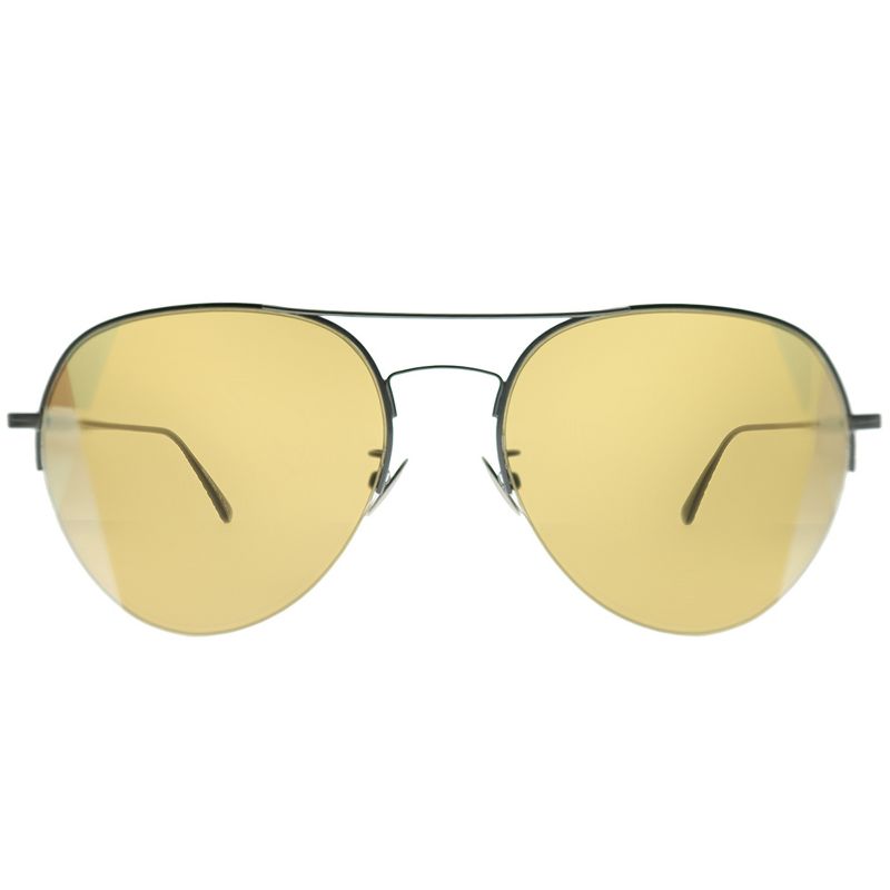 Bottega Veneta Fashion DNA BV 0247S 006 Unisex Aviator Sunglasses Ruthenium 58mm