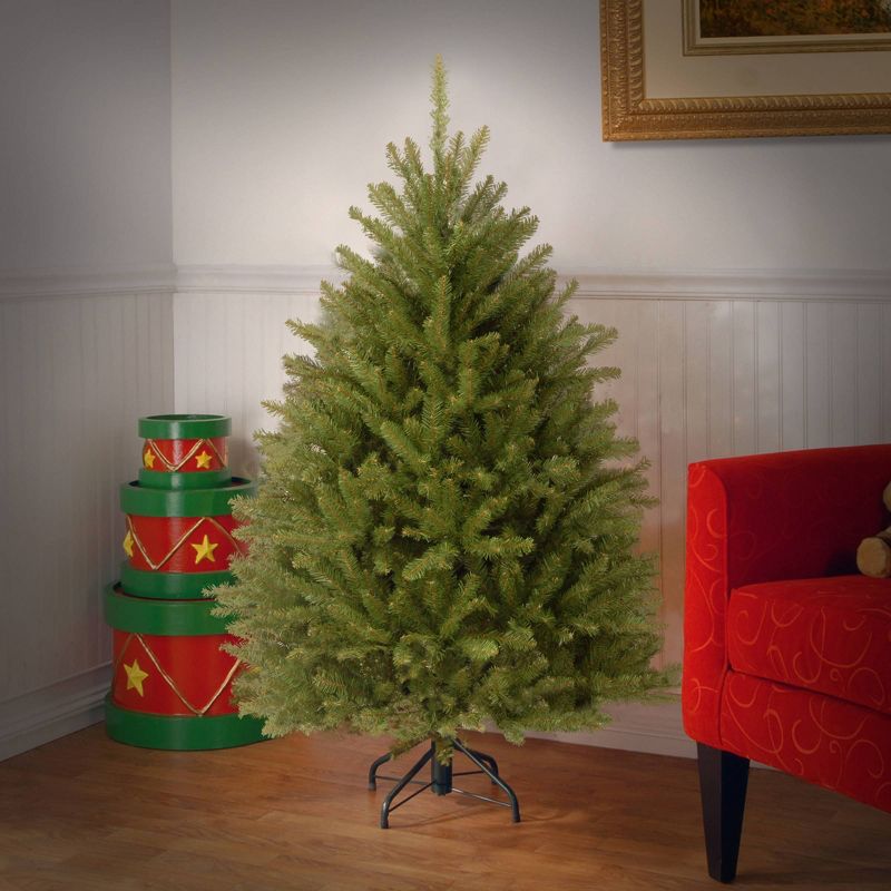 4.5ft National Christmas Tree Company Dunhill Fir Hinged Artificial Christmas Tree
