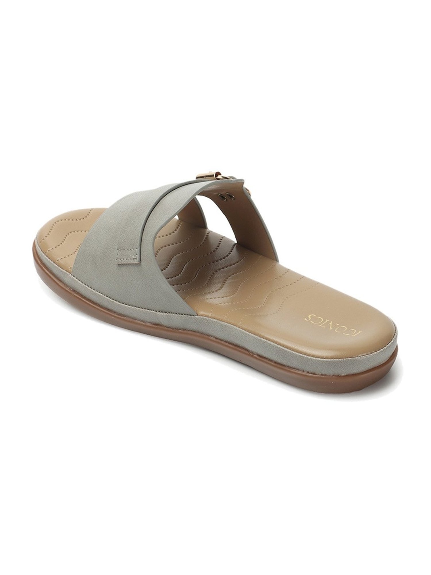 Iconics Women's Grey Casual Sandals