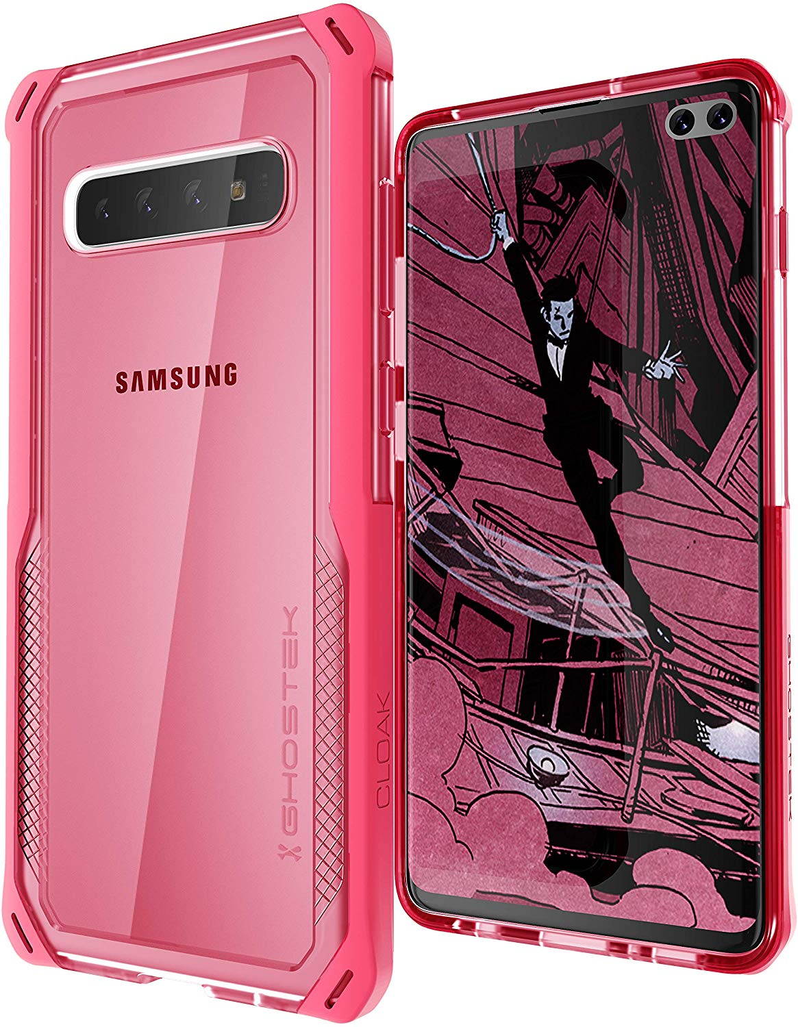 Ghostek Cloak Ultra-Thin Drop Protection Case Designed for Samsung Galaxy S10e &ndash; Pink