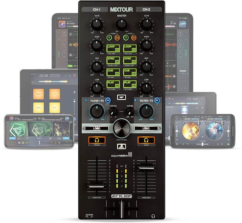 Reloop MIXTOUR All-in-One DJ Controller with Audio Interface #AMS-MIXTOUR