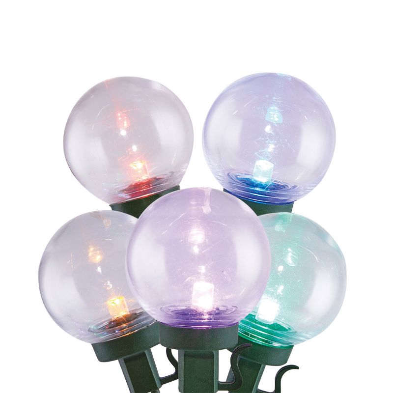 Home Heritage Outdoor Christmas 300 LED Bulb String Light, Clear & Multicolored