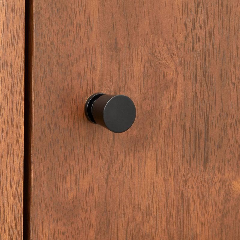 Lawrence Mid-Century Modern Entertainment Center for TV's up to 80" Walnut - Lifestorey