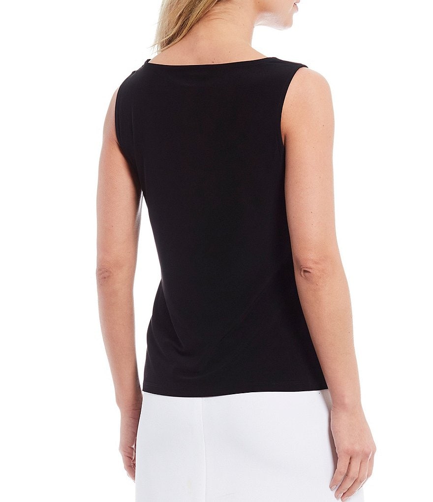 Preston & York Jacie Cowl Neck Sleeveless Knit Tank