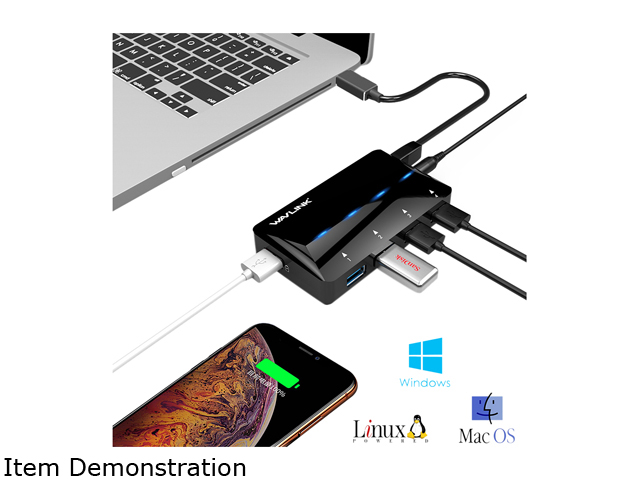 Madeng USB 3.0 HUB Adapter Extender Mini Splitter Box 3 Ports for PC Laptop Macbook Mobile Phone High Speed U Disk Reader