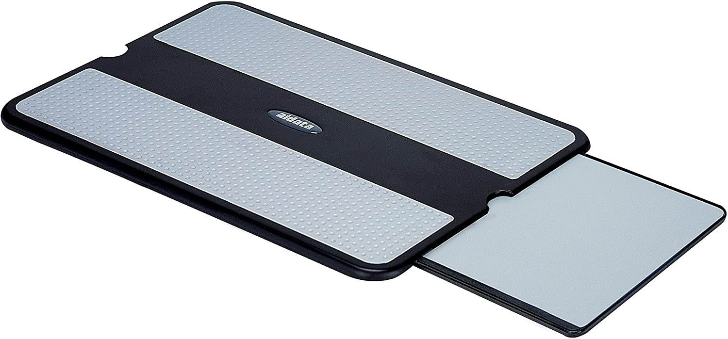 Aidata Laptop Pad, Portable LapDesk Notebook Stand with Retractable Mouse Tray