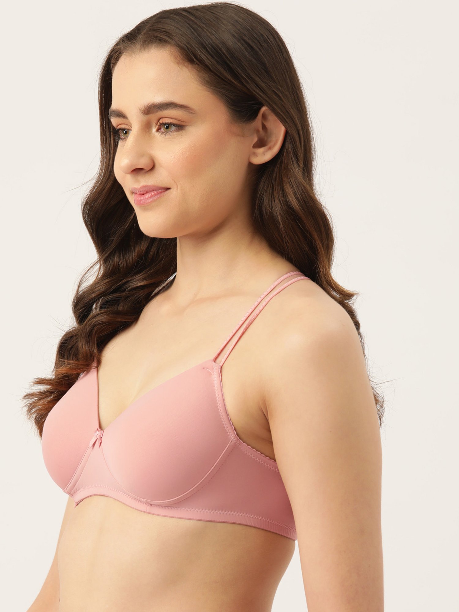 Leading Lady Light Pink Full Coverage T-Shirt Bra