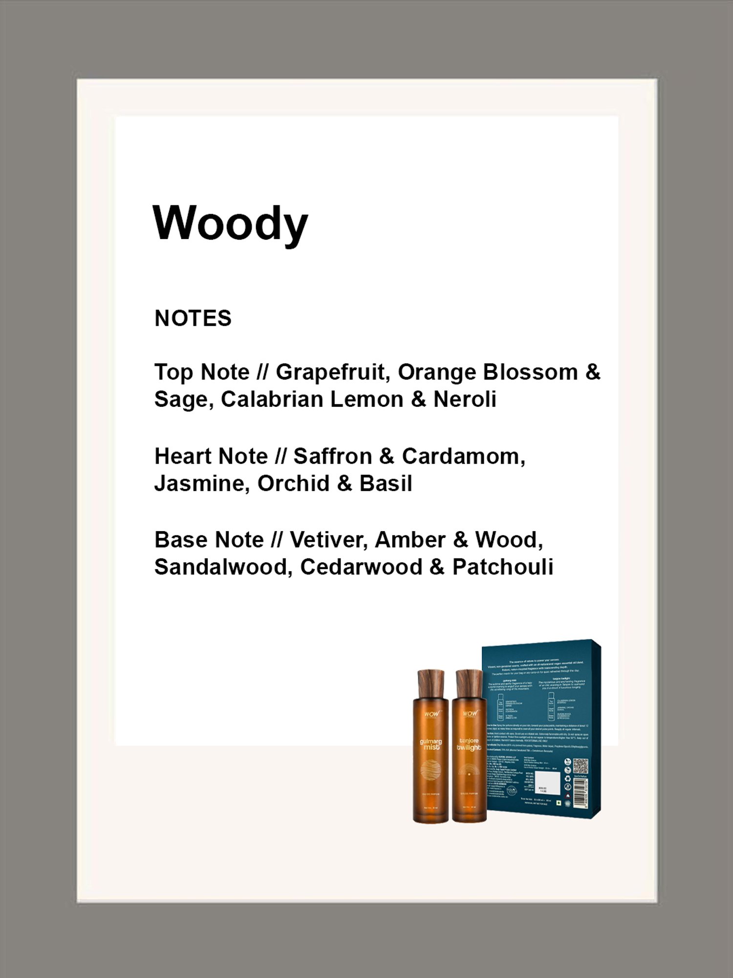 Wow Skin Science Gulmarg Mist & Tanjore Twilight Eau de Parfum