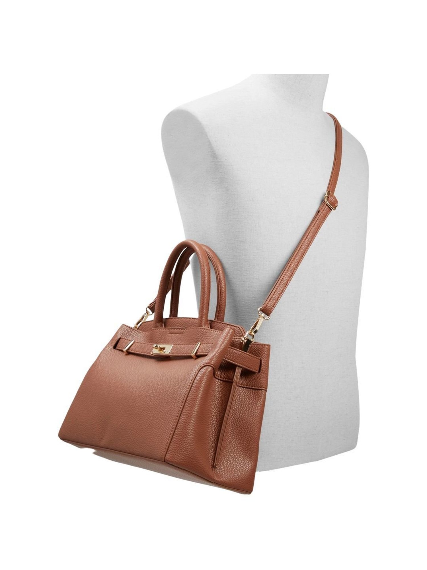 Call It Spring Brown Solid Medium Handbag