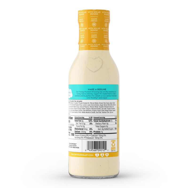 Follow Your Heart Vegan Honey Mustard Salad Dressing - 12oz