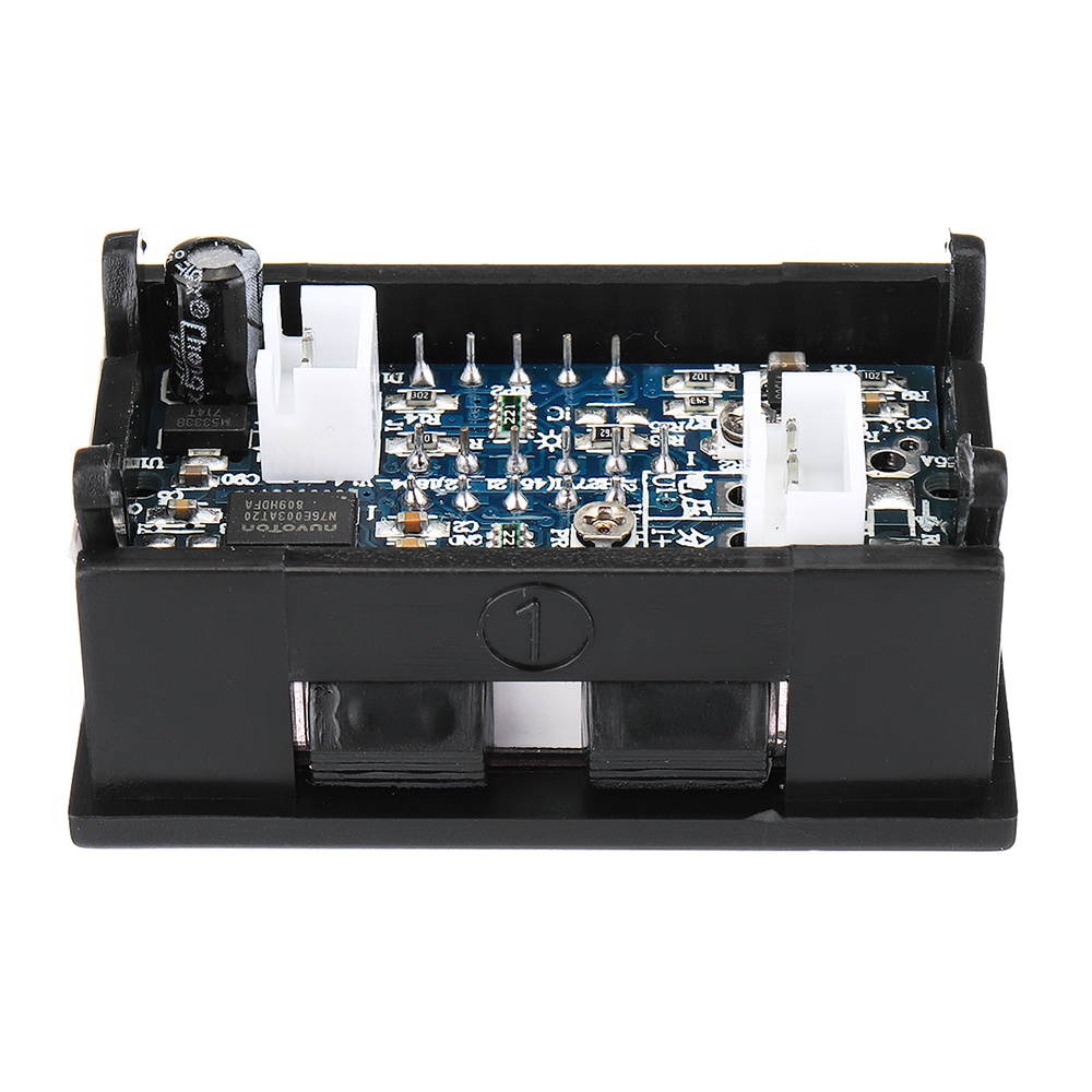 Mini Digital Blue + Red Led DC Current Meter Voltmeter With 50A 75mV Ampere Shunt