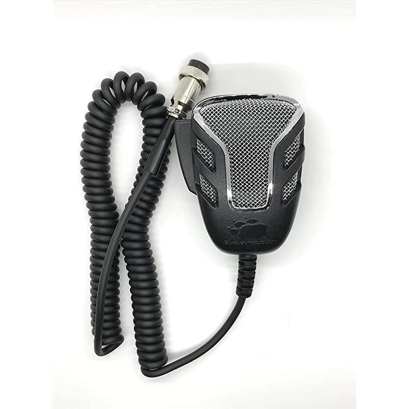 BC804NCM 4Pin NoiseCanceling Microphone Replacement for CB Radios with Metal Hanger Compatible with All Models PC88 Series